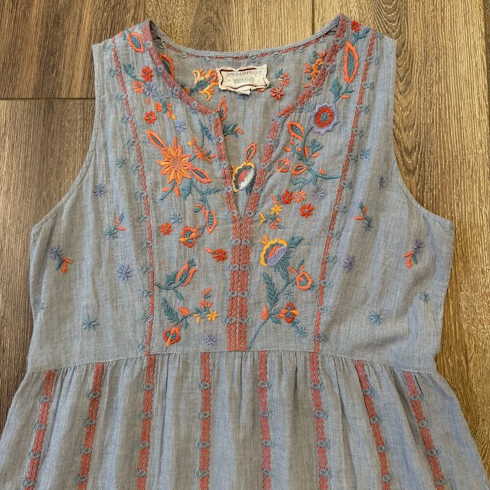 Johnny Was Cyrielle Effortless Boho Tank Dress - Picture 3 of 8